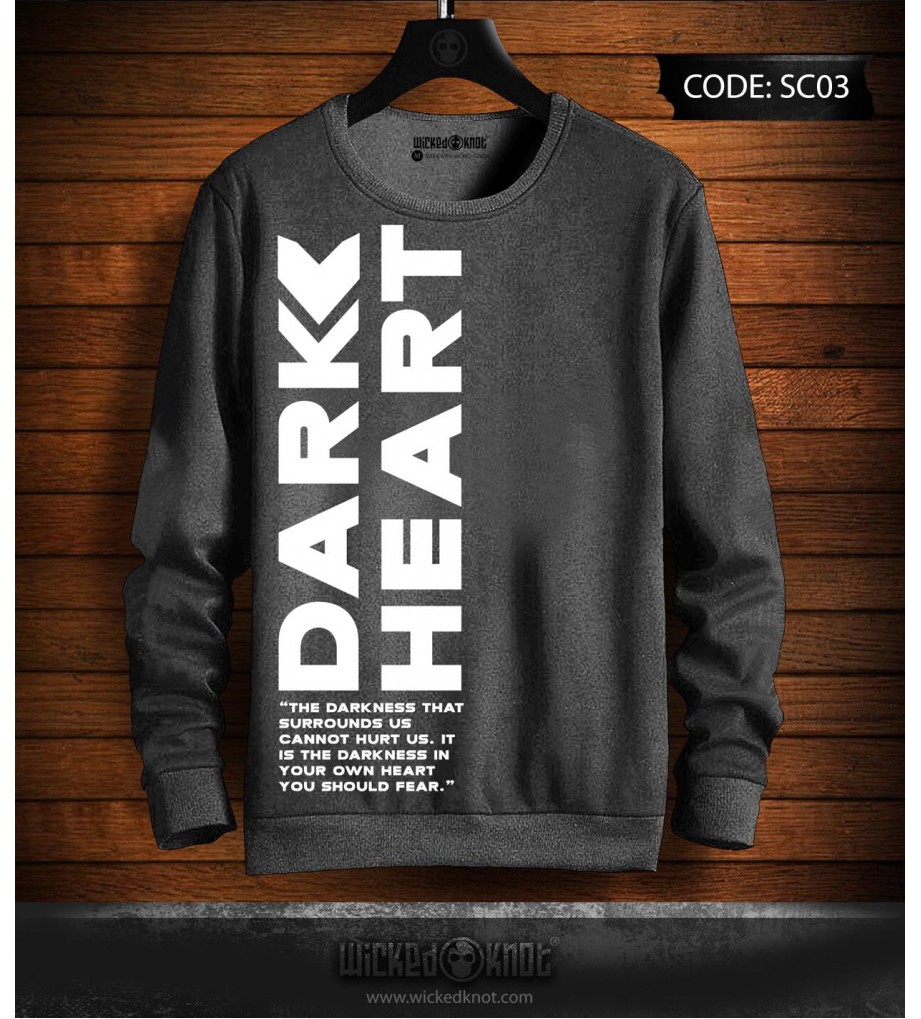 Dark Heart Crewneck Sweater  